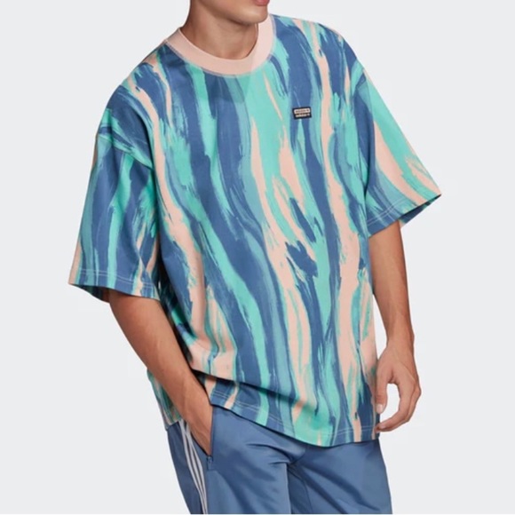 adidas Originals Other - Adidas Originals Grx Dtc Aop Large Print Crew Neck Baggy Short Sleeve Tee Large